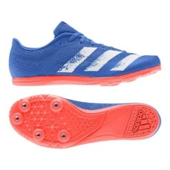 Adidas | Junior-Unisex Allroundstar Running Spikes - Glory Blue -Run4It Shop EG1207 J adidas allroundjspike dualview