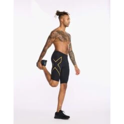 2XU | Men's Light Speed Compression Short 10 2XU | Men's Light Speed Compression Short -Run4It Shop MA5331bBLKTUF M 2XU LightSpeedCompressionshort sidefullonbody